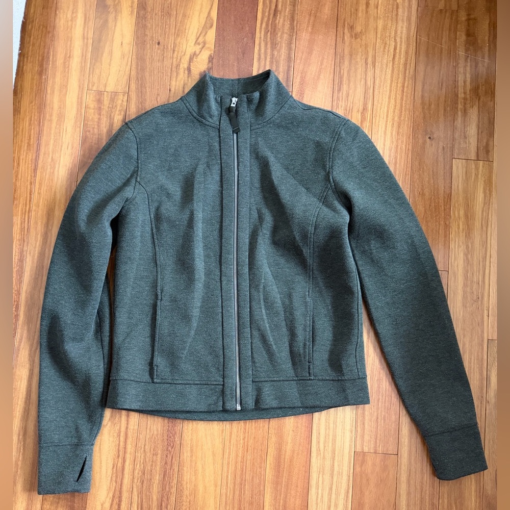 Victoria’s Secret Dark Hunter Green Sports Zip-Up Jacket